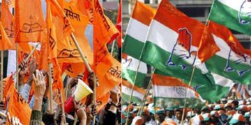 काँग्रेसला मोठा धक्का ! १९ नगरसेवकांचा शिवसेनेत प्रवेश