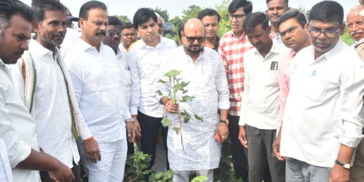 शेतकऱ्यांनी खचू नये; शासन खंबीरपणे आपल्या पाठीशी — पालकमंत्री गुलाबराव पाटील