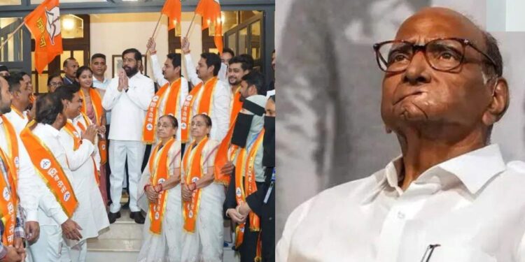 जळगाव जिल्ह्यात ‘ऑपरेशन टायगर’चा दणका; शरद पवार गटाच्या दोन माजी नगराध्यक्षांसह ११ नगरसेवक शिंदेसेनेत