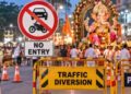 गणेश विसर्जन मिरवणुकीसाठी जळगाव शहरातील वाहतुकीत मोठा बदल; कोणते रस्ते बंद, पर्यायी मार्ग कोणते?