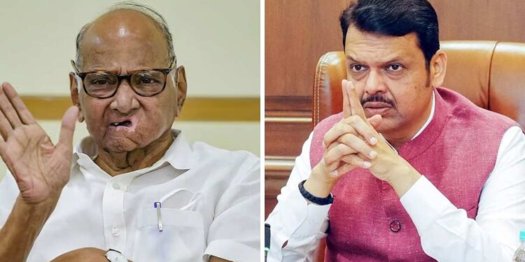 राज्यात दुष्काळसदृश परिस्थिती; शरद पवार मैदानात, CM फडणवीसांकडे केल्या ‘या’ मागण्या