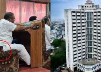 जळगाव महापालिकेत खळबळ! नगरसेवकाची कमरेला पिस्तूल लावून महासभेत हजेरी; आयुक्तांकडून..