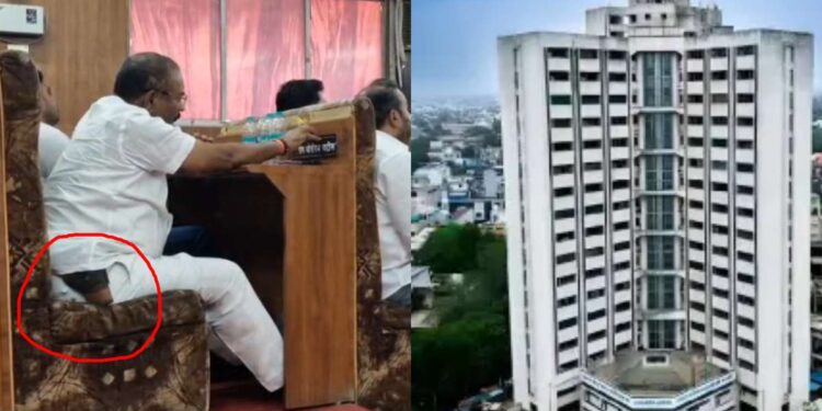 जळगाव महापालिकेत खळबळ! नगरसेवकाची कमरेला पिस्तूल लावून महासभेत हजेरी; आयुक्तांकडून..