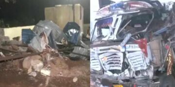 भयंकर ! भरधाव ट्रकने भाविकांना चिरडले; १३ जणांचा मृत्यू, ३९ जखमी