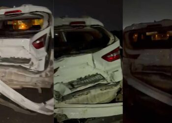 काँग्रेसच्या दिग्गज नेत्याच्या कारचा भीषण अपघात; ट्रकच्या धडकेत गाडीचा चक्काचूर, घातपाताचा संशय!