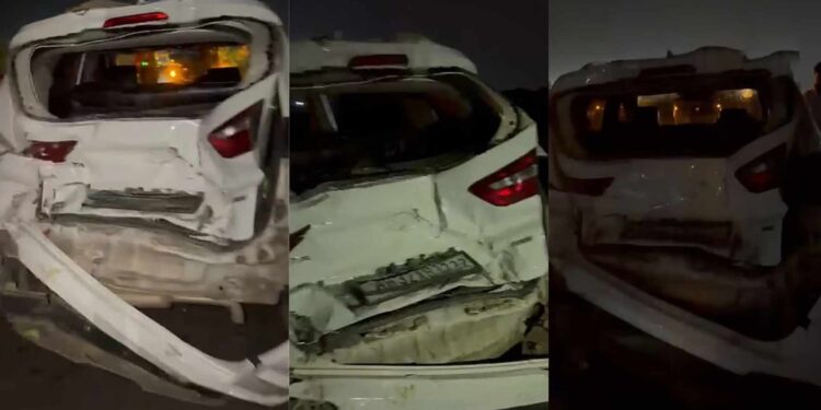 काँग्रेसच्या दिग्गज नेत्याच्या कारचा भीषण अपघात; ट्रकच्या धडकेत गाडीचा चक्काचूर, घातपाताचा संशय!