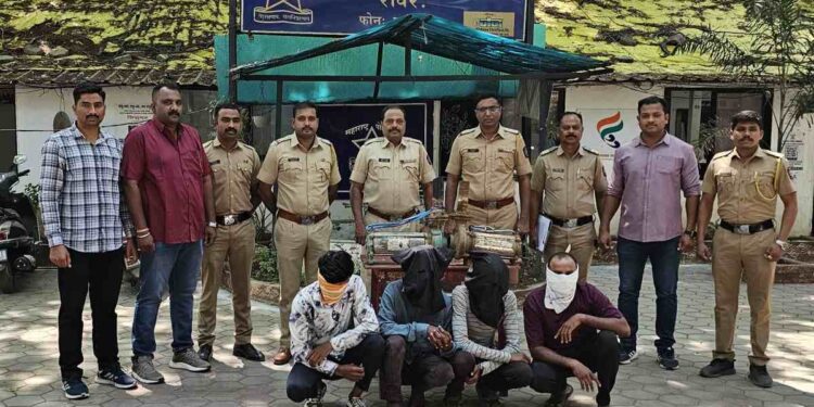 शेतातील मोटार चोरून विक्रीच्या तयारीत; रावेर पोलिसांनी चौघांना पकडले, चोरीचा पंप हस्तगत