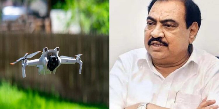 खडसेंच्या फार्महाऊसवरील ड्रोन रेकी प्रकरणाचा उलगडा; पोलीस तपासातून मोठा खुलासा